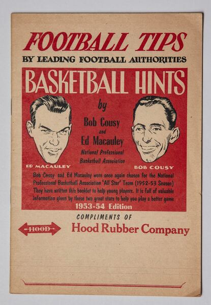 Basketball Hints with Ed Macauley, 1953–54 — Hood Rubber Company archive