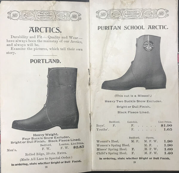 Arctics and the Puritan School Arctic — Hood Rubber Company archive