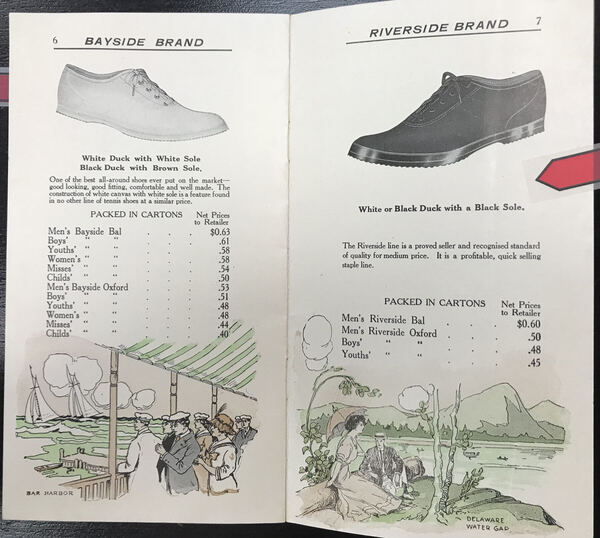 Bayside and Riverside brands — Hood Rubber Company archive
