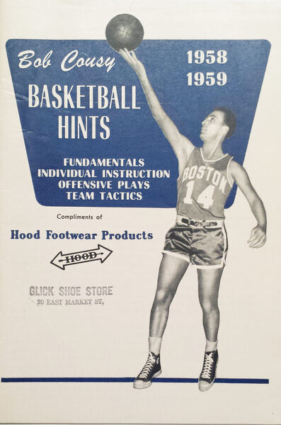 Bob Cousy Basketball Hints, 1958–59 — Hood Rubber Company archive