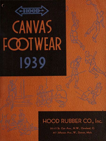 Hood Canvas Footwear, 1939 — Hood Rubber Company archive
