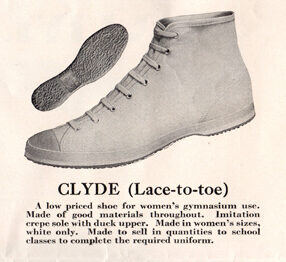 Clyde (lace-to-toe) — Hood Rubber Company archive