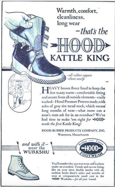 Hood Kattle King — Hood Rubber Company archive