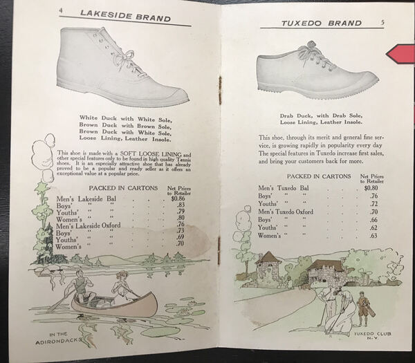 Lakeside and Tuxedo brands — Hood Rubber Company archive