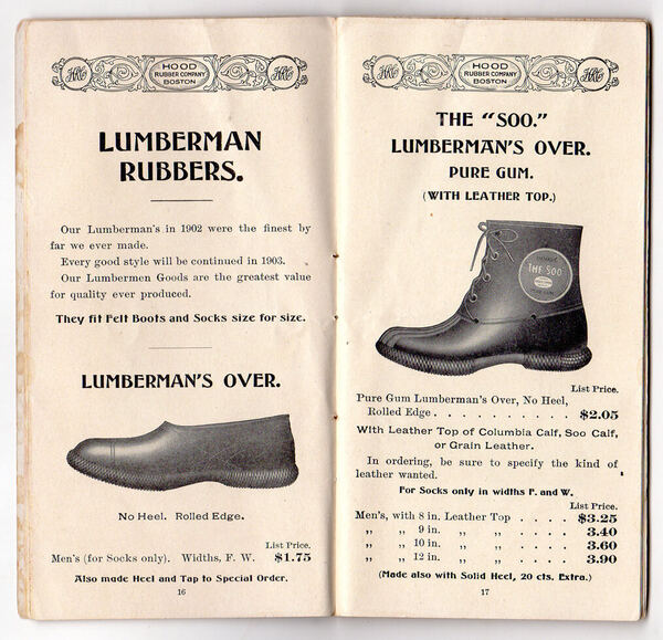 Lumberman Rubbers and the 'Soo' — Hood Rubber Company archive