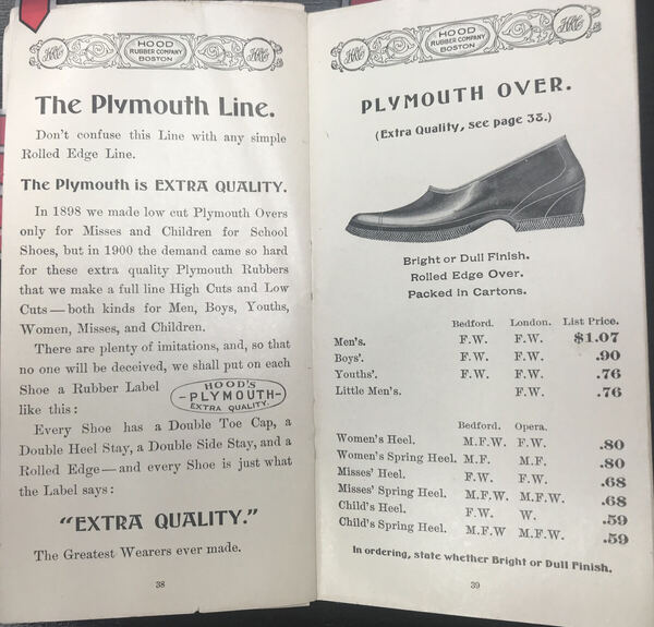 The Plymouth Line — Hood Rubber Company archive