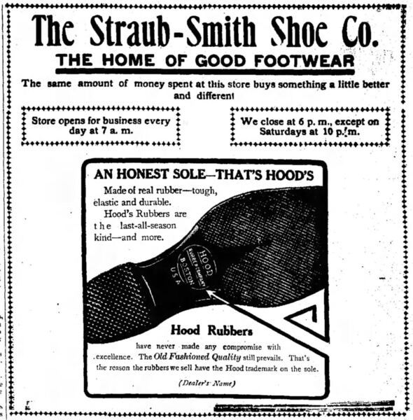 'An Honest Sole — That's Hood's' — Hood Rubber Company archive