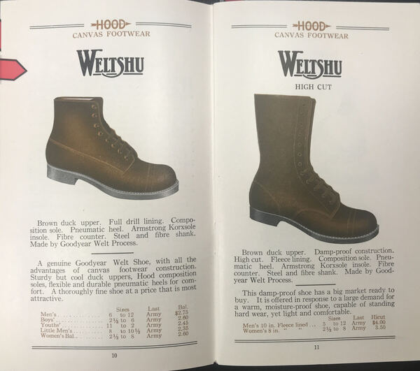 Weltshu and Weltshu High Cut — Hood Rubber Company archive